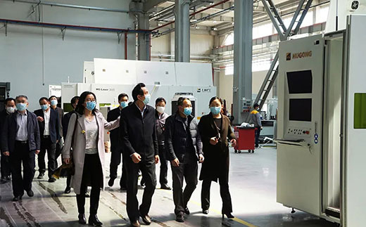 苏州市副市长蒋来清等辅导调研Z6尊龙凯时机械人智能设备产业基地