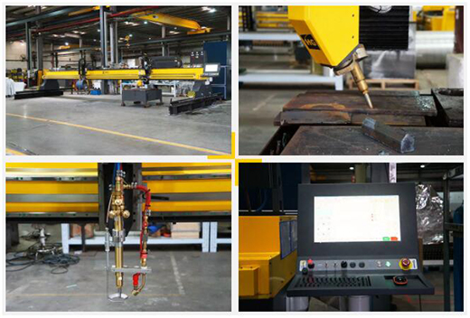 上6尊龙凯时10米超长跨距无限回转数控坡口切割机