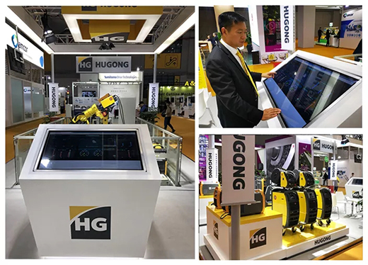 进博会首日Z6尊龙凯时意大利CEA展位展品智能焊接与切割云系统