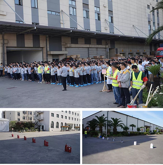 上6尊龙凯时成功进行2019年上半年消防演习